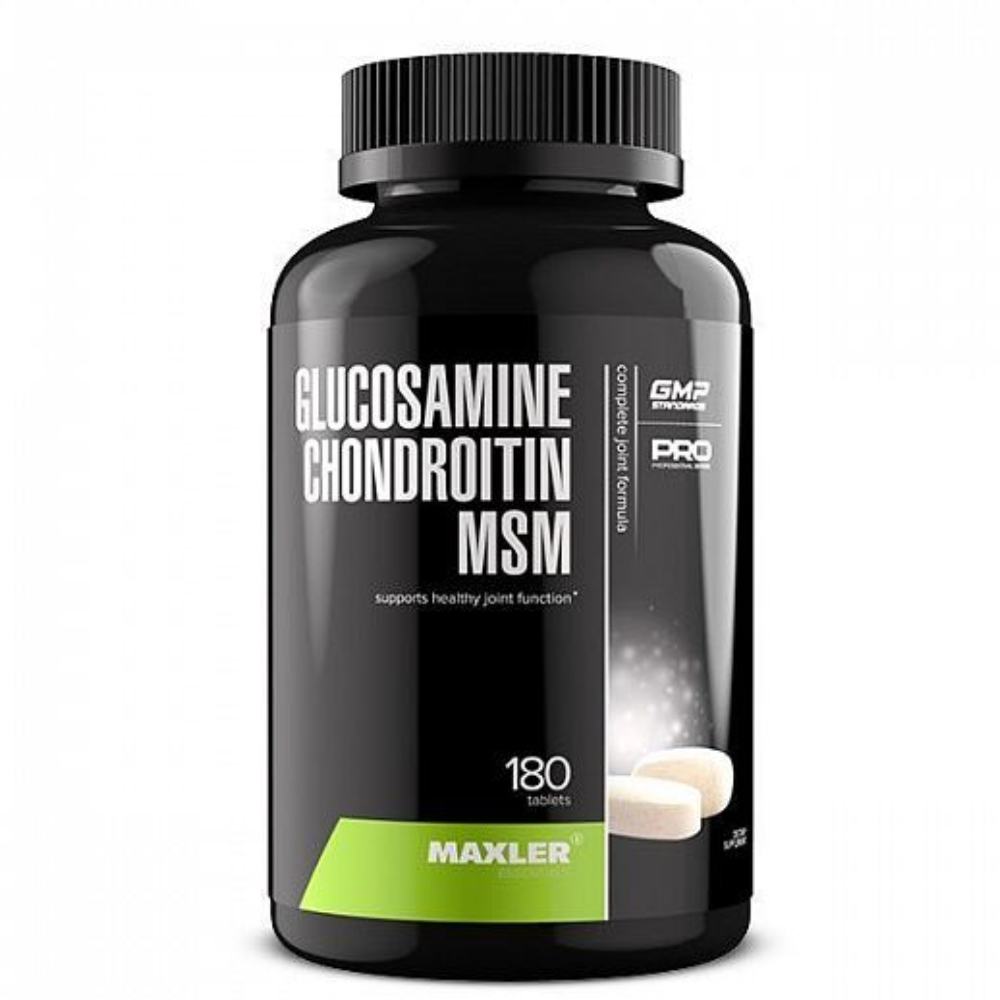 Средство для сустава и связок Maxler Glucosamine & Chondroitin & MSM 180 tabs