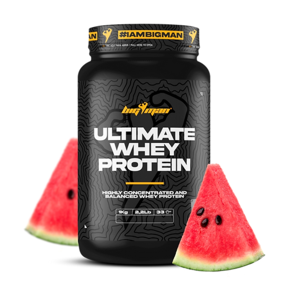 Протеин BIG MAN Ultimate Whey Protein Сывороточный протеин 1000 g Арбуз