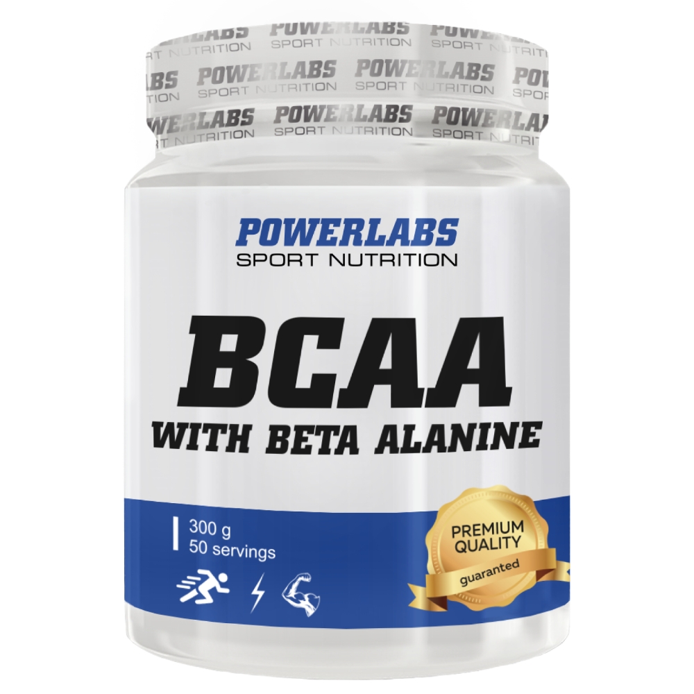 BCAA PowerLabs BCAA Beta-Alanine (БЦАА) 300 g Ананас