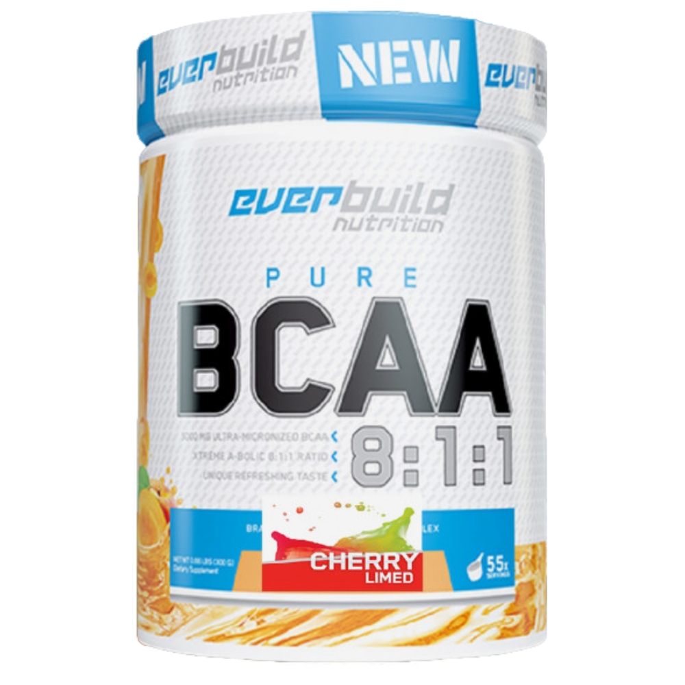 BCAA Ever build nutrition BCAA 8:1:1 300 g Вишневый лайм