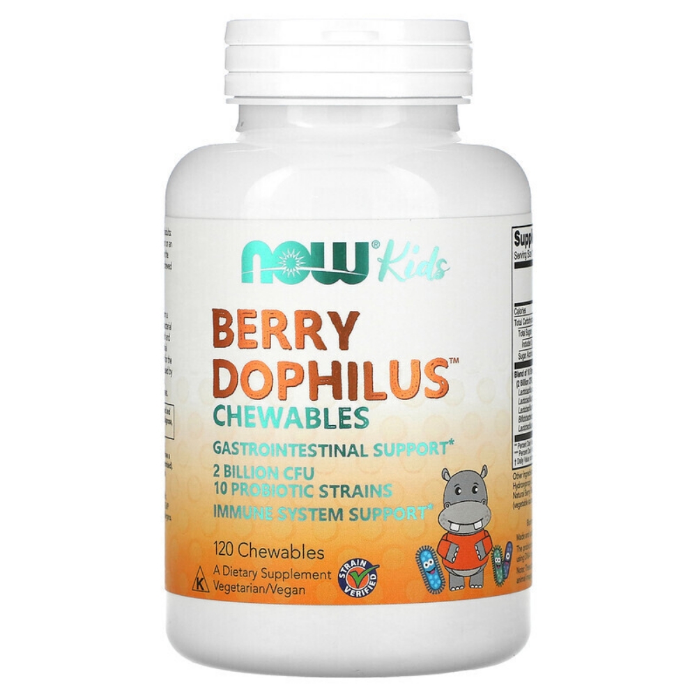  NOW Kids Berry Dophilus 120 chewables