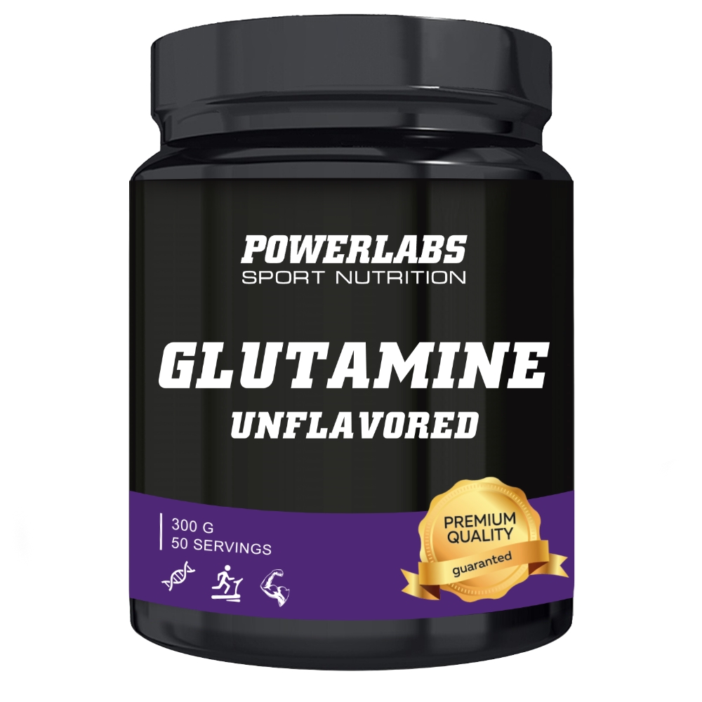 Аминокислотный комплекс PowerLabs L-Glutamine (Л-Глютамин) 300 g 